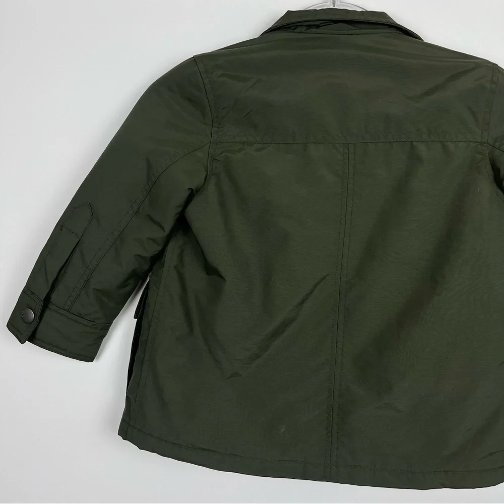 Gap Kids Green Puffy Coat Zip Jacket